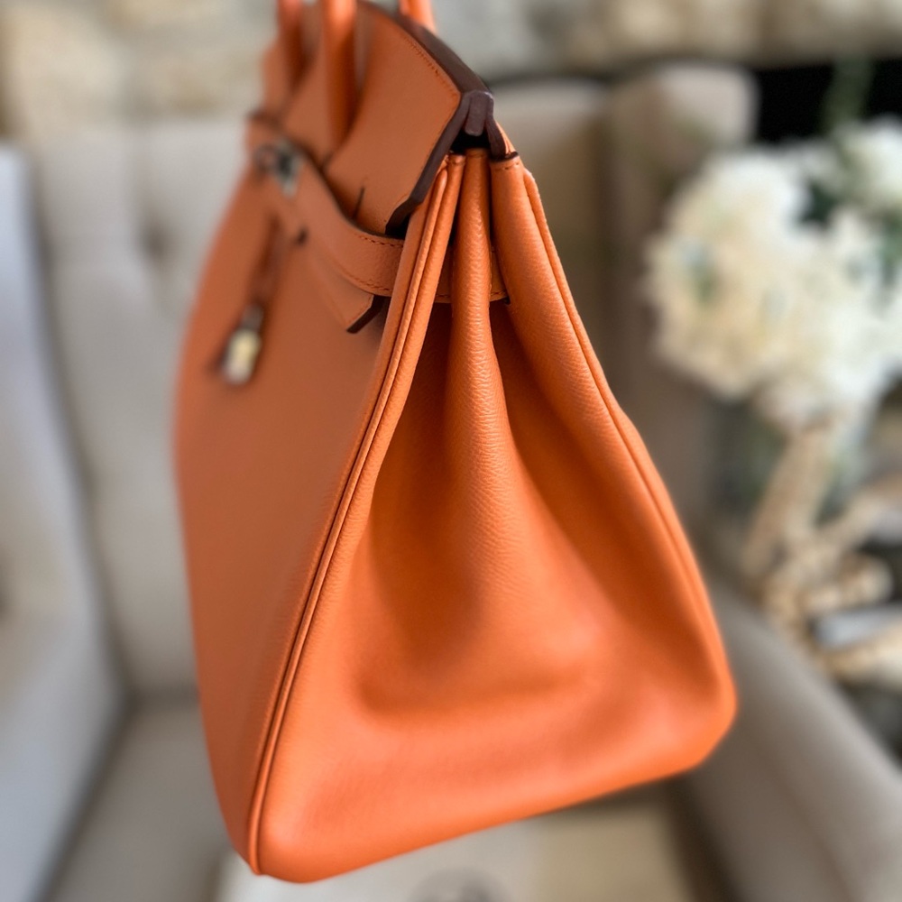 âSOLDâHermes Birkin 35 Mango on PHW
Epspm Leather Stamp P Square (2012) - Picture 6 of 16